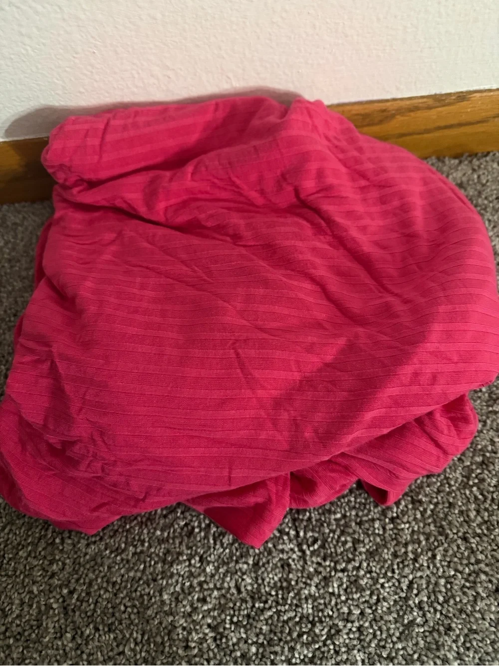 Lou Lou & Company Hot Pink Ribbed Swaddle